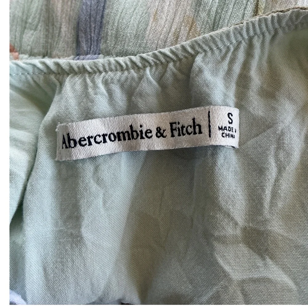Abercrombie & Fitch Easy Waist Maxi Dress Floral Cottagecore Flowy Boho Small - Picture 4 of 5